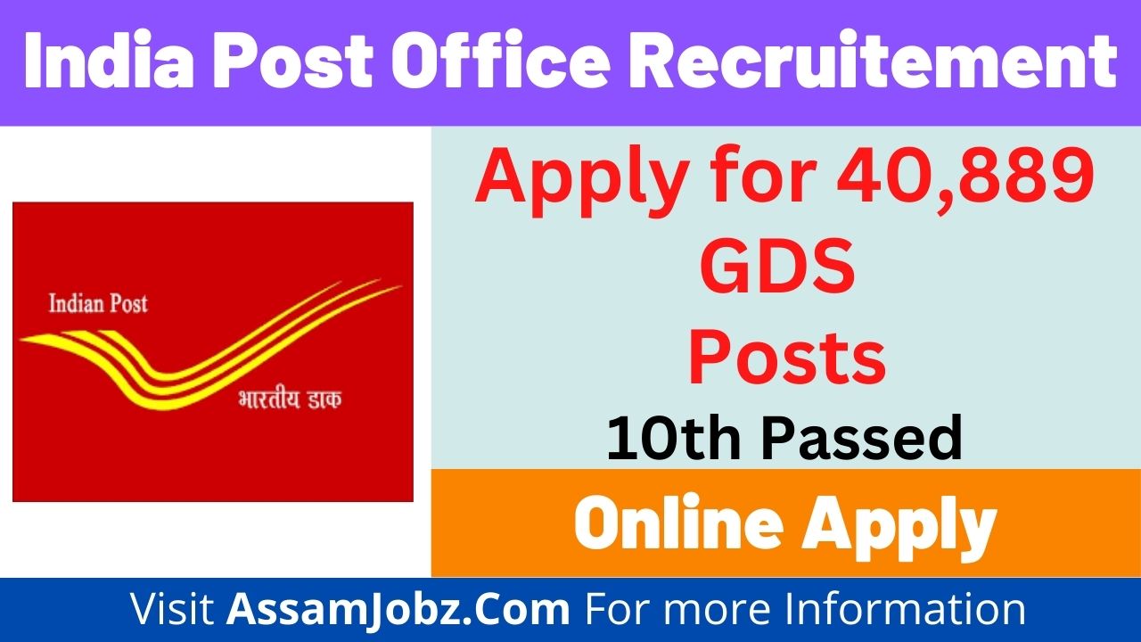 India Post Office Recruitment 2024 – Apply For 40000+ Posts