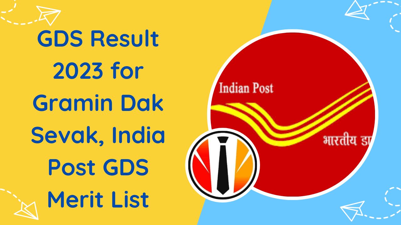 India Post Result 2024 GDS Result 30041 Posts Merit List