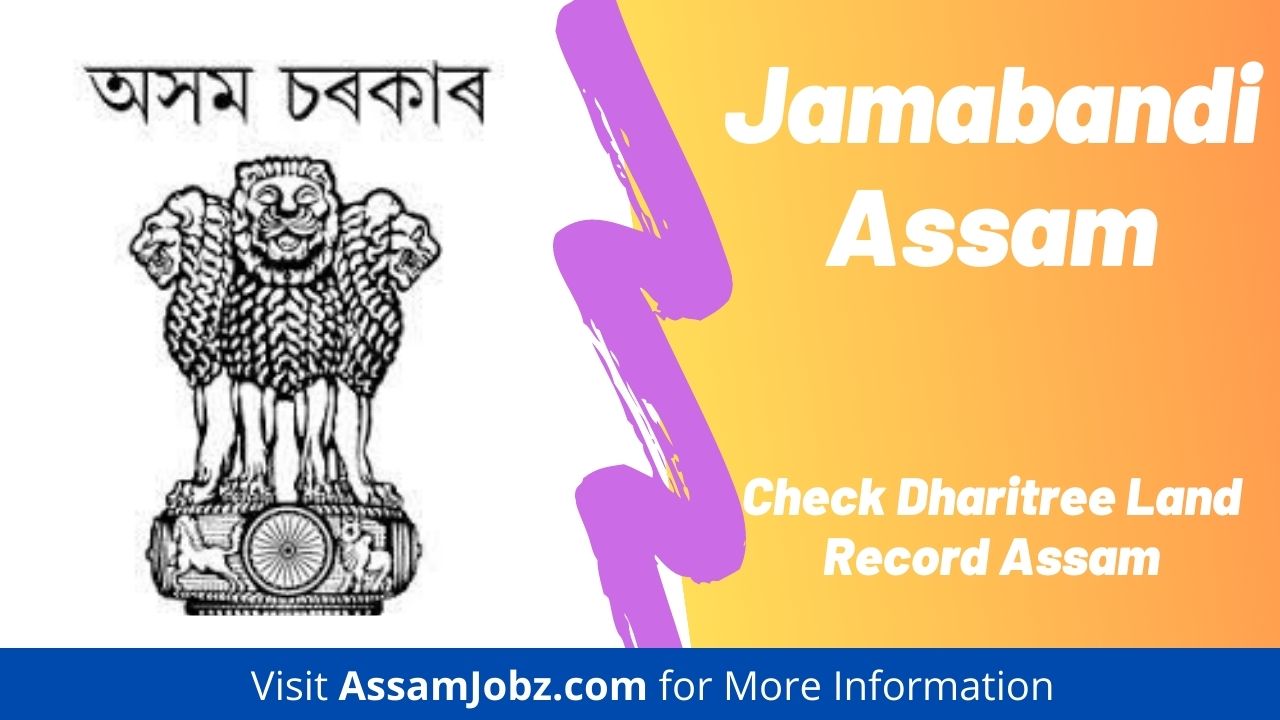 Jamabandi Assam 2025 Check Dharitree Land Record Assam