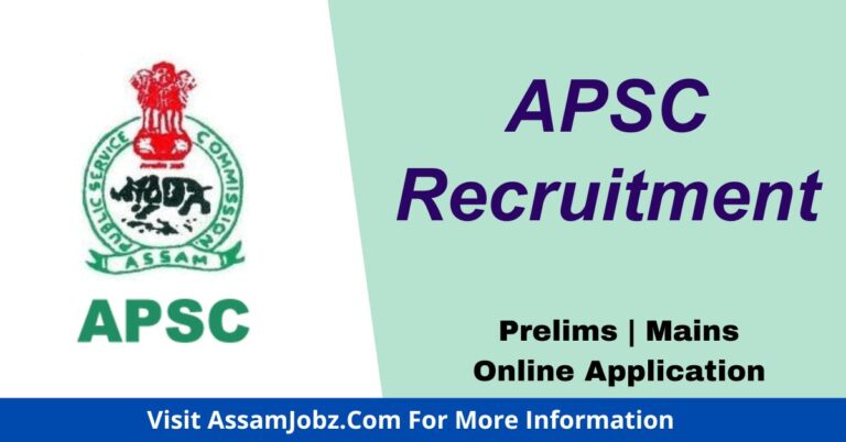 APSC Recruitment